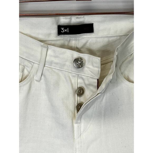 3 x 1 NYC High-Rise Straight Cropped Fringe Jeans - Picture 8 of 11